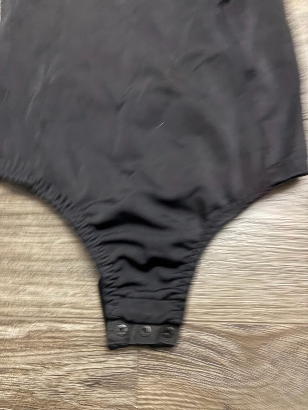 80s/90s European Vintage Marilyn Shapewear Nylon Bodysuit (Black) Size S - Picture 4 of 7